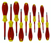 Insulated Torx® Screwdriver Set T6 - T30. 10 Pieces - Sun Tool & Supply