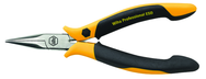 Short Snipe (Chain) Nose Straight; Serrated Jaw Pliers ESD Safe Precision - Sun Tool & Supply