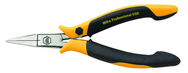 Short Flat Nose Pliers; Smooth Jaws ESD Safe Precision - Sun Tool & Supply