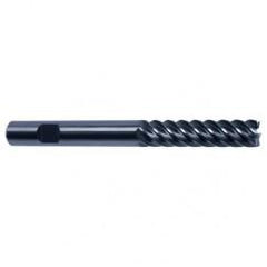 12mm Dia. - 150mm OAL - 45° Helix Bright Carbide End Mill - 6 FL - Sun Tool & Supply