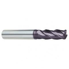 25mm Dia. - 121mm OAL - 4 FL Variable Helix Super-A Carbide End Mill - Sun Tool & Supply