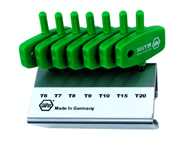 7 Piece - T6; T7; T8; T9; T10; T15; T20 MagicSpring® - Torx Wing Handle Set - Sun Tool & Supply