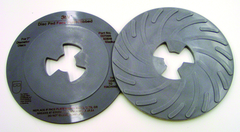 7" - Disc Pad Face Plate - Ribbed - Medium - Sun Tool & Supply