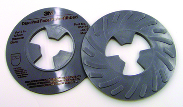 9" - Disc Pad Face Palte - Ribbed - Hard - Sun Tool & Supply