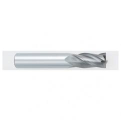 1/4 Dia. x 2-1/2 Overall Length 4-Flute Square End Solid Carbide SE End Mill-Round Shank-Center Cutting-TiAlN - Sun Tool & Supply