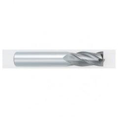 3/8 Dia. x 2-1/2 Overall Length 4-Flute Square End Solid Carbide SE End Mill-Round Shank-Center Cutting-Uncoated - Sun Tool & Supply