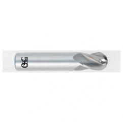 1/2" Dia. - 2-1/2" OAL - CBD - Ball End - 4 FL - Sun Tool & Supply