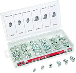 110 Pc. Grease Fitting Assortment - stright and 90 degree fittings - Sun Tool & Supply