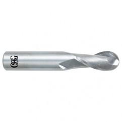 7/32" Dia. - 2-1/2" OAL - Bright CBD - Ball End SE EM - 2 FL - Sun Tool & Supply