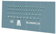 Four-Panel Steel Toolboard System - Utility Gray - Sun Tool & Supply