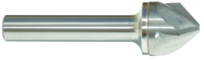 4" Size-3/4" Shank-60° Carbide-Bright 3 Flute Machine Countersink - Sun Tool & Supply