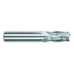 3/8 Dia. x 2-1/2 Overall Length 4-Flute Square End Solid Carbide SE End Mill-Round Shank-Center Cut-TiAlN - Sun Tool & Supply