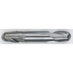 3/32 Dia. - 1-1/2 OAL - Solid Carbide - TiAlN-Ball Nose DE EM-2 FL - Sun Tool & Supply