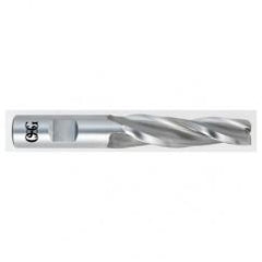 3/8 x 1/2 x 2-1/4 x 4-1/4 3 Fl HSS-CO Tapered Center Cutting End Mill -  Bright - Sun Tool & Supply