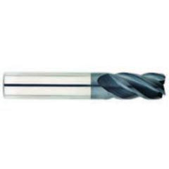 5/8" Dia. - 1-1/4" LOC - 3-1/2" OAL - 4 FL Carbide S/E HP End Mill-AlTiN - Sun Tool & Supply