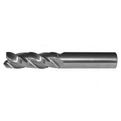 1/2x1/2x1-1/4x3 3FL Square Carbide End Mill-Round Shank-Uncoated - Sun Tool & Supply