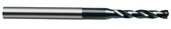 2.85mm Dia-Carbide Micro 4XD Drill-140° Point-Bright - Sun Tool & Supply