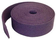 4'' x 30 ft. - Maroon - Aluminum Oxide Fine Grit - Bear-Tex Clean & Blend Roll - Sun Tool & Supply