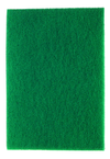 3-1/4 x 6-1/4 x 3/4" - Green/Yellow; Scour-N-Sponge Pad; Aluminum Oxide; Very Fine - Sun Tool & Supply