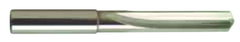 3.3mm Dia. - Carbide Straight Flute 4XD Drill-120Â° Point-Coolant-Bright - Sun Tool & Supply