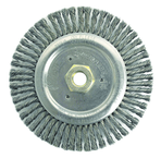 6" Root Pass Brush - .020 Steel Wire; 5/8-11 Dbl-Hex Nut - Dually Weld Cleaning Brush - Sun Tool & Supply