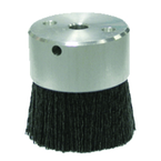 3" Diameter - Maximum Density Crimped Filament MINIATURE Disc Brush - 0.055/120 Grit - Sun Tool & Supply