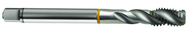 M16x2.0 6H 3-Flute Cobalt Yellow Ring Semi-Bottoming 40 degree Spiral Flute Tap-Bright - Sun Tool & Supply