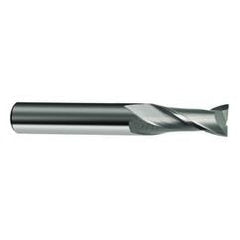 18mm Dia. x 92mm Overall Length 2-Flute Square End Solid Carbide SE End Mill-Round Shank-Center Cut-Uncoated - Sun Tool & Supply