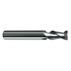 18mm Dia. - 92mm OAL - 45° Helix Bright Carbide End Mill - 2 FL - Sun Tool & Supply