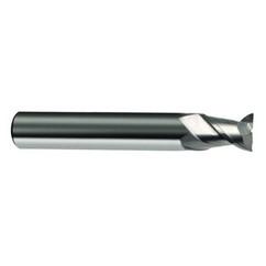 12mm Dia. - 73mm OAL - 45° Helix Bright Carbide End Mill - 2 FL - Sun Tool & Supply