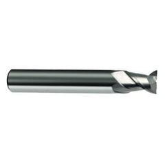 16mm Dia. - 82mm OAL - 45° Helix Bright Carbide End Mill - 2 FL - Sun Tool & Supply