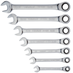 STANLEY® 7 Piece Ratcheting Combination Wrench Set – 12 Point - Sun Tool & Supply