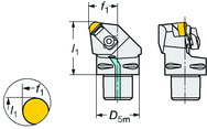 C5-CRSNR-35060-12ID Capto® and SL Turning Holder - Sun Tool & Supply