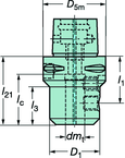 C53912014060 CAPTO ADAPTER - Sun Tool & Supply