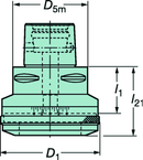 C539127701040A CAPTO ADAPTER - Sun Tool & Supply