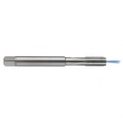 M10x1.0 6H 4-Flute Carbide Semi-Bottoming 15 degree Spiral Flute Tap-Bright - Sun Tool & Supply