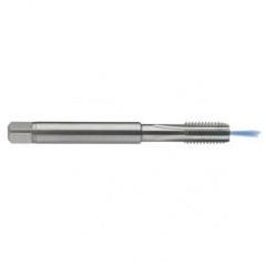 M10x1.0 6H 4-Flute Carbide Semi-Bottoming 15 degree Spiral Flute Tap-Bright - Sun Tool & Supply