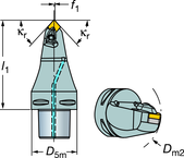 C6-DCMNN-00090-12 Capto® and SL Turning Holder - Sun Tool & Supply