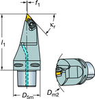 C6-DDMNL-33120-15 Capto® and SL Turning Holder - Sun Tool & Supply