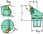 C5-CDJNR-35060-15-4 Capto® and SL Turning Holder - Sun Tool & Supply