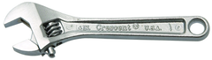 1/2" Opening - 4" OAL - Adjustable Wrench Chrome - Sun Tool & Supply