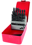 29 Pc. 1/16" - 1/2" by 64ths HSS Surface Treated Jobber Drill Set - Sun Tool & Supply