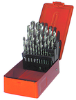 25 Pc. 1mm - 13mm by .5mm HSS Surface Treated Jobber Drill Set - Sun Tool & Supply