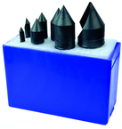 7 Pc. 90°-1/4; 3/8; 1/2; 5/8; 3/4; 1 HSS Uniflute Countersink Set - Sun Tool & Supply