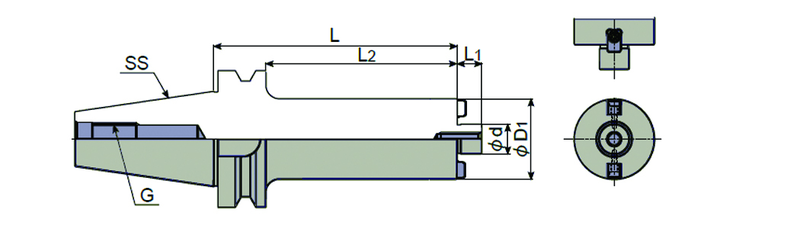 BT50 - FMA47.625-75 Shell Mill Holder - Sun Tool & Supply