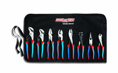 Channellock Code Blue 8 Pc. Plier Set - Contains 9.5 and 10 in. Tongue and Groove; 9 in. High Leverage Linemens; Cable Cutter; Crimping/Cutting Tool; 8 in. End Cutting; Long Nose and Diagonal Cutting Plier - Sun Tool & Supply