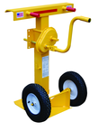 Heavy Duty Trailer Stabilizing Jacks - #CH-BEAM-SN - Includes reflective collar - 16" solid foam wheels - Hand crank operation - Sun Tool & Supply