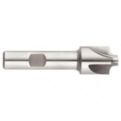 3/8" Radius - 1-1/4 x 7/8" Shank - Cobalt - Corner Rounding EM - 4 FL Uncoated - Sun Tool & Supply