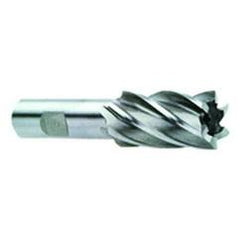 5/8 Dia. x 3-3/4 Overall Length 4-Flute Square End High Speed Steel SE End Mill-Round Shank-Center Cut-Uncoated - Sun Tool & Supply