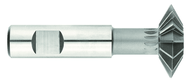 1" x 3/8 x 1/2 Shank - HSS - 90 Degree - Double Angle Shank Type Cutter - 12T - TiAlN Coated - Sun Tool & Supply